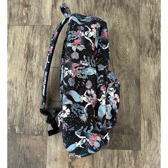 Loungefly Disney The Little Mermaid Ariel Floral Print Nylon Full Size Back Pack main image 10